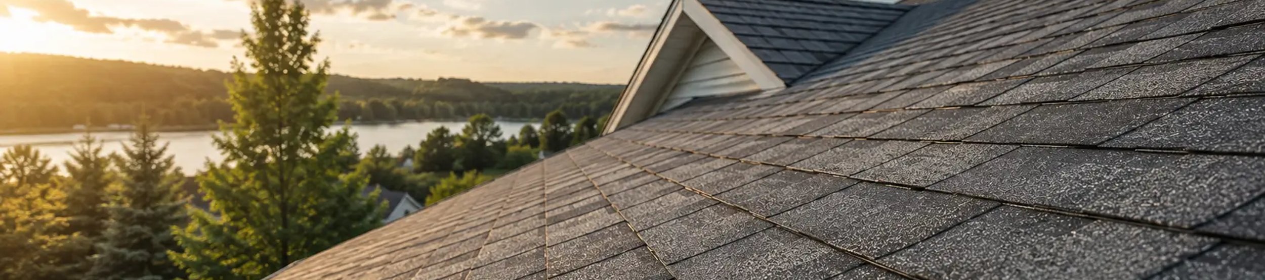 Professional roofing project