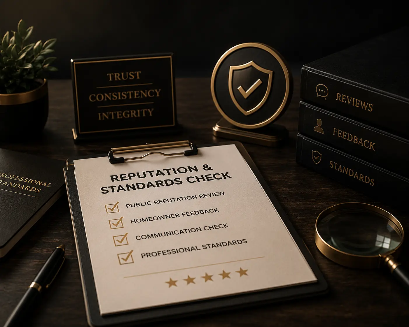 Roofing contractor reputation and homeowner review check